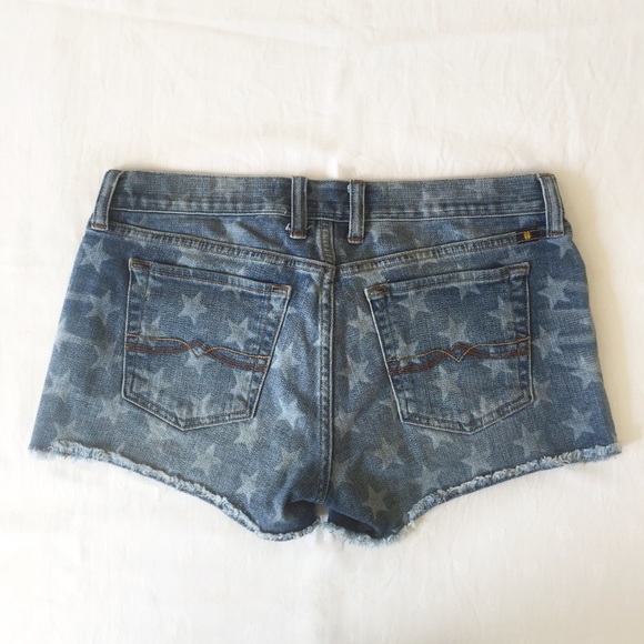 Lucky Brand Star Print Riley Cutoff Shorts - Picture 5 of 8